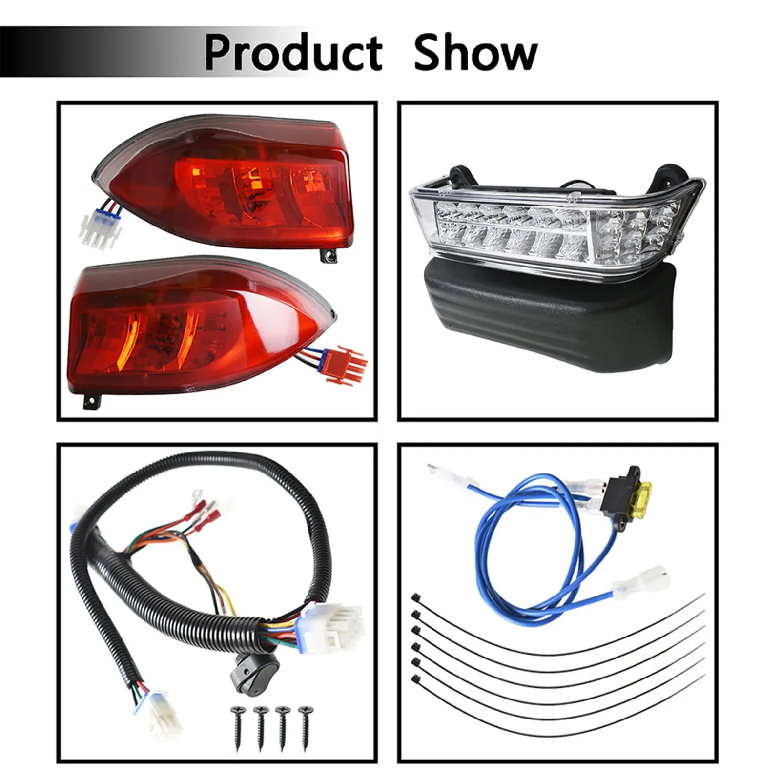 waltyotur 12V Light Kit for Club Car Precedent 2004-2008 image 3