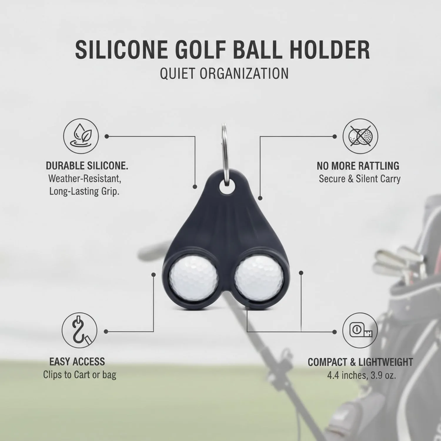 Generic Silicone Golf Ball Holder image 4