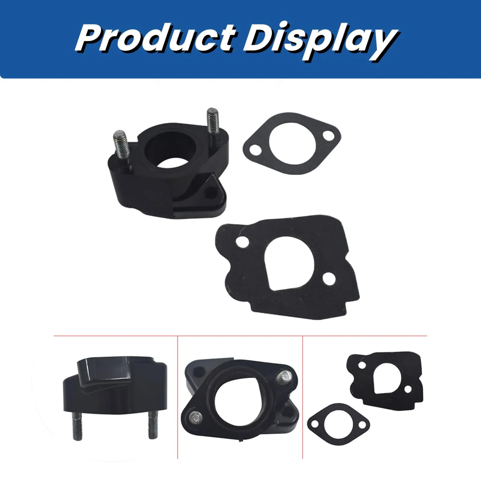 Silscvtt Carburetor Spacer Joint Set for Yamaha G2-G14 image 3