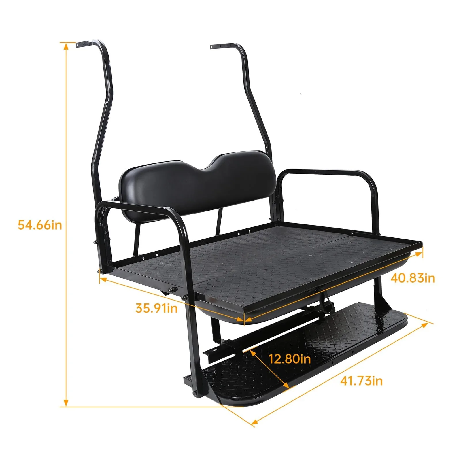Senjoyauto SJY-358 Flip Rear Seat Kit for Club Car DS image 2