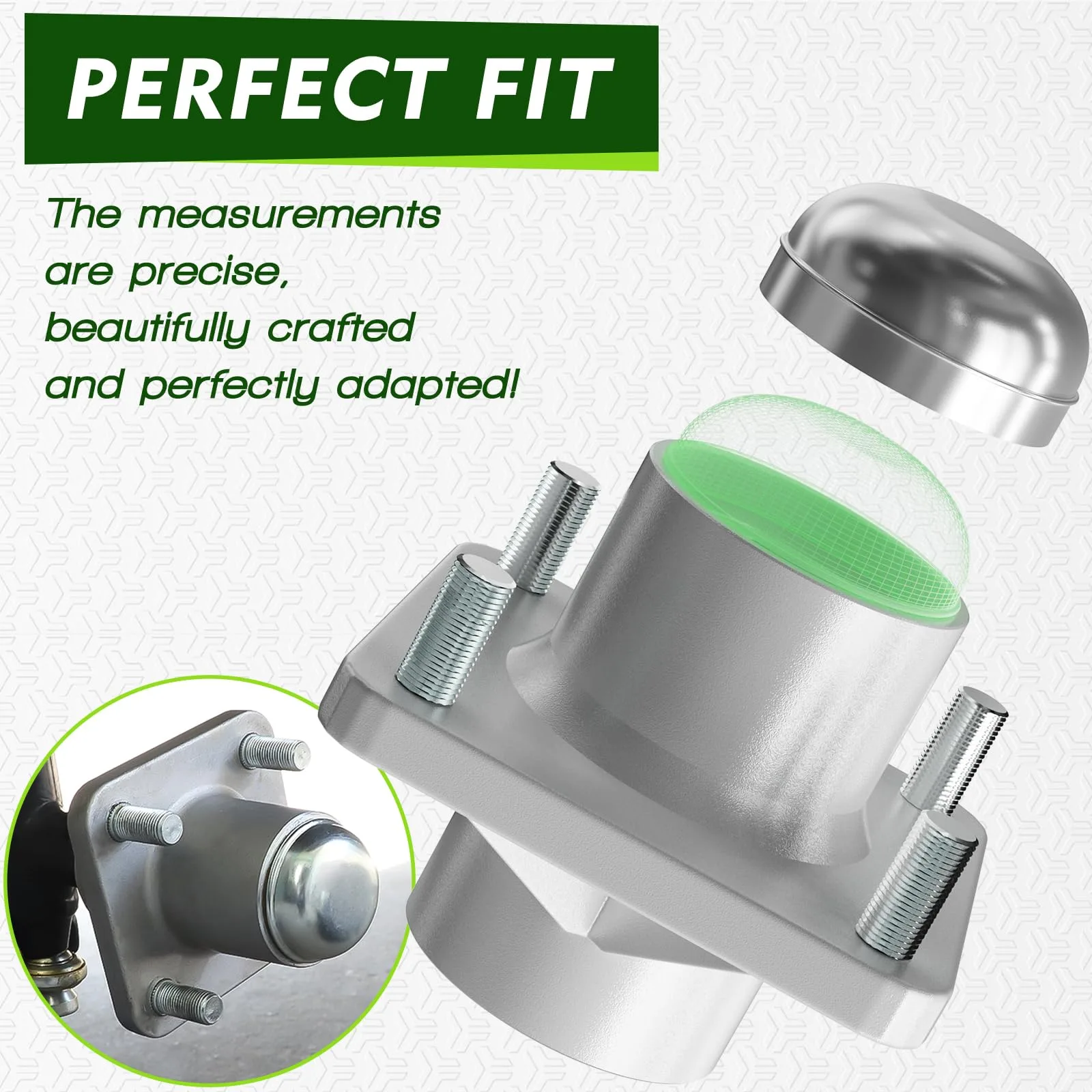 Panglong FDG-062 Front Hub for Club Car DS 1981-2003 image 4
