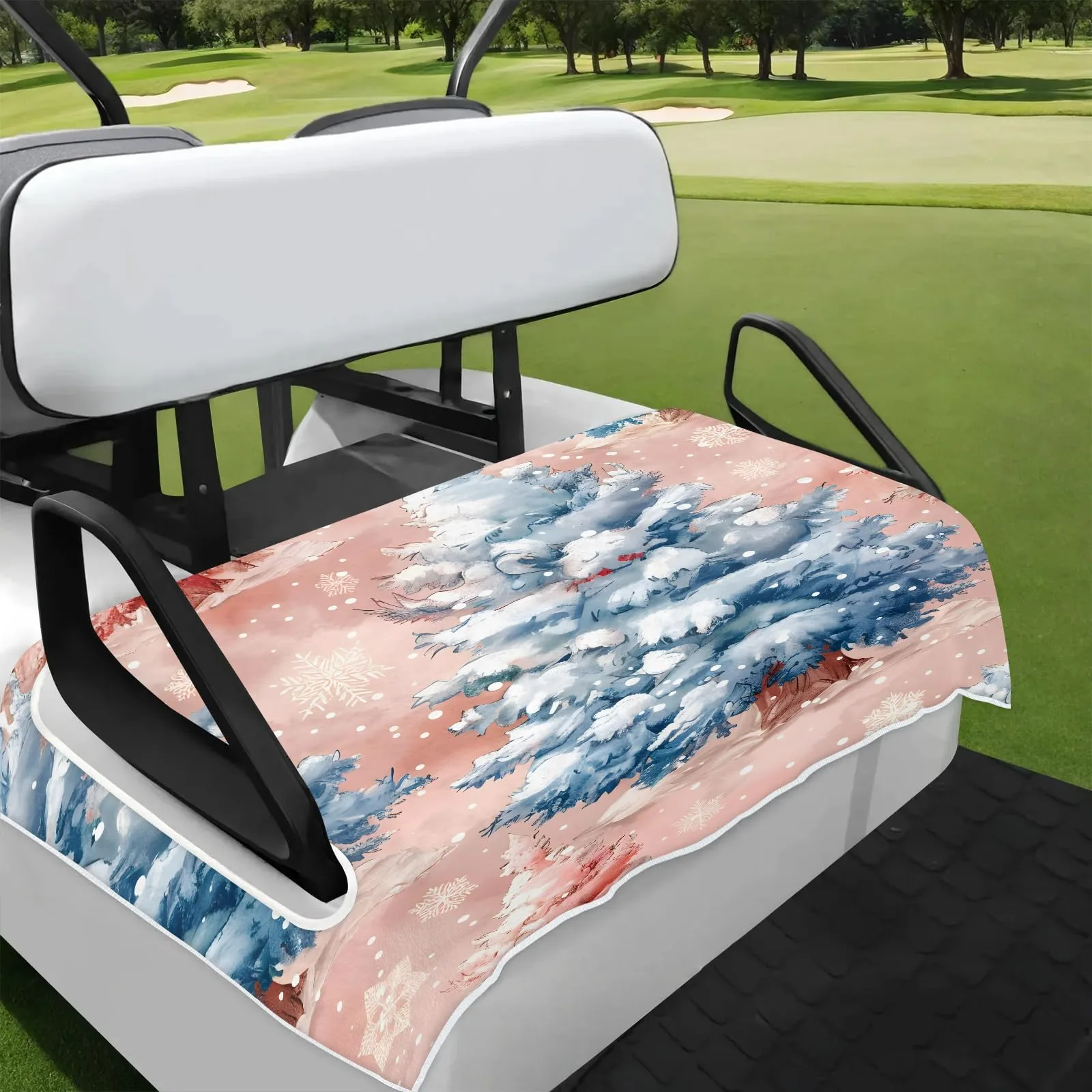 Tiveruda Golf Cart Seat Cover for Double Seats