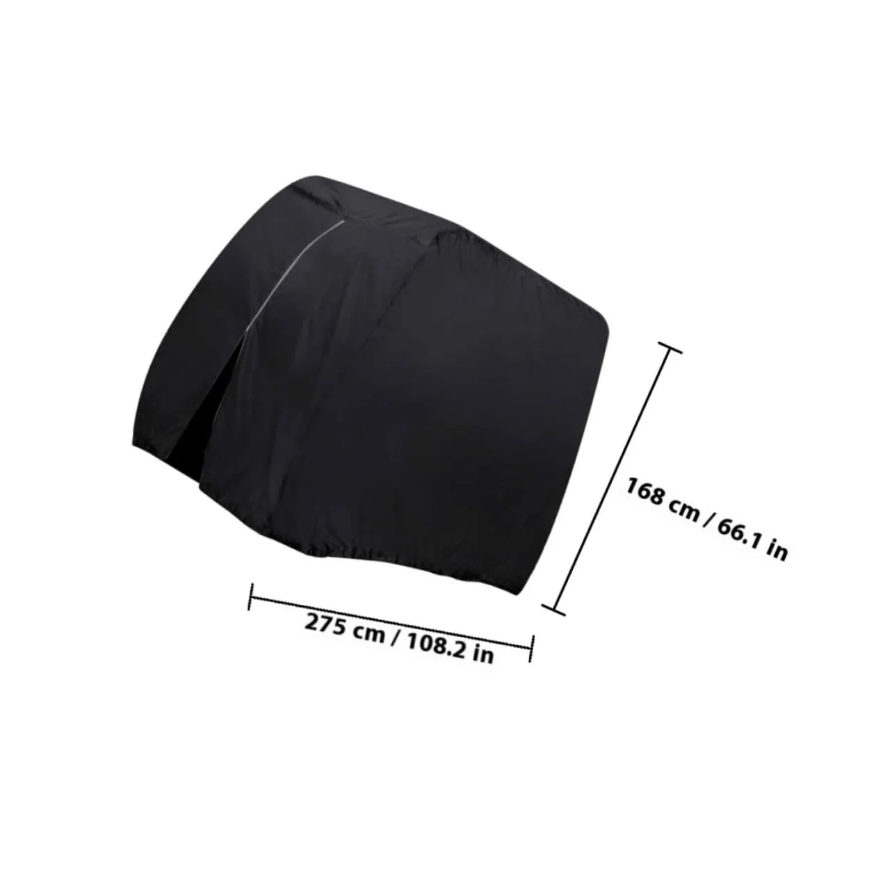 COOLHIYA Waterproof Oxford Cloth Golf Cart Cover — 275x168x122 cm image 2