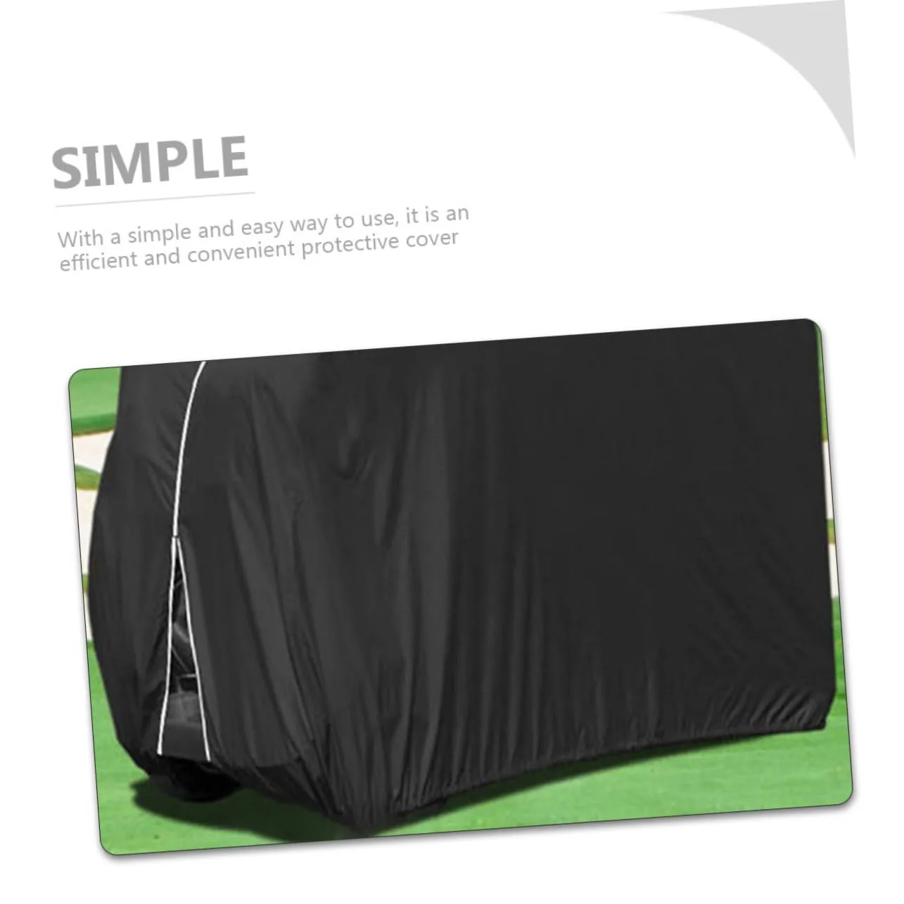 COOLHIYA Waterproof Oxford Cloth Golf Cart Cover — 275x168x122 cm image 4
