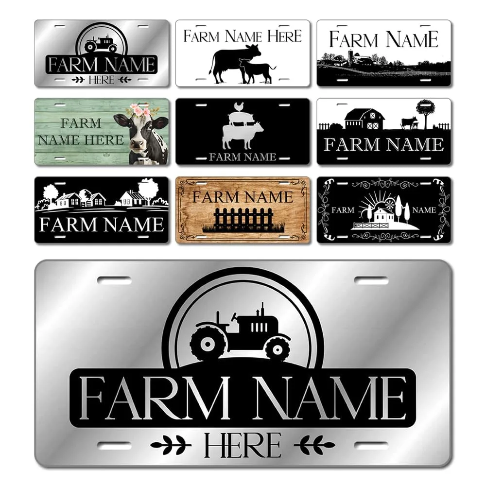 Ten-Miles Wind Personalized Aluminum License Plate CP2/4K612DIY
