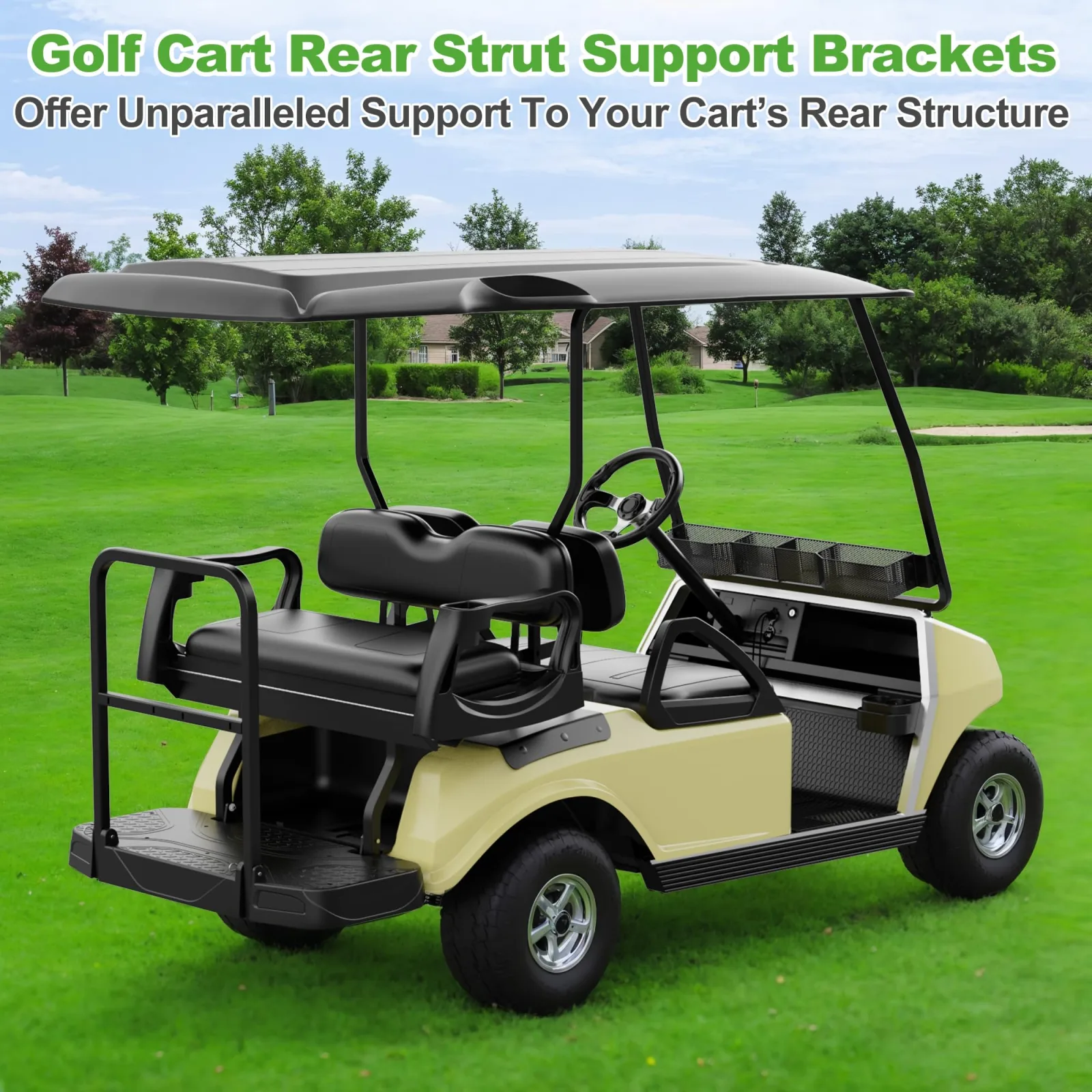 10L0L Rear Strut Brackets for Club Car DS 88-Inch Roof image 4