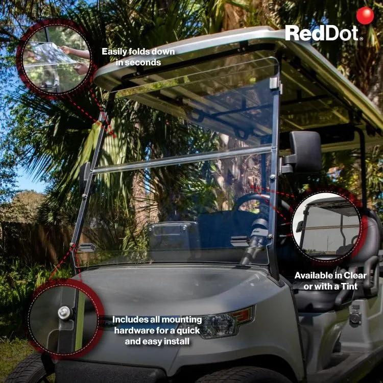 RED DOT Folding Windshield for Star EV Capella image 2