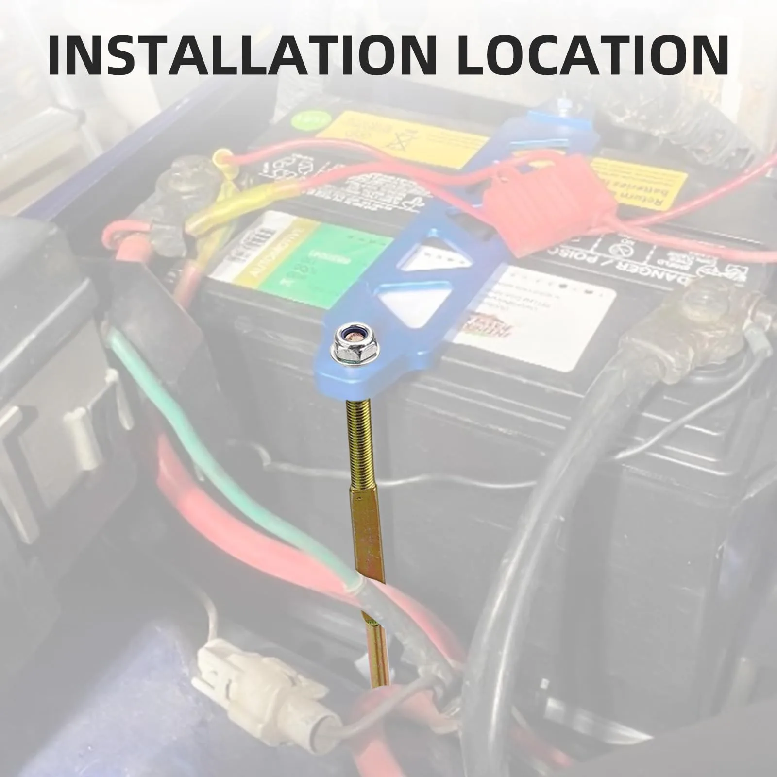 Jerbor Battery Hold-Down Rod Kit for E-Z-GO RXV image 4