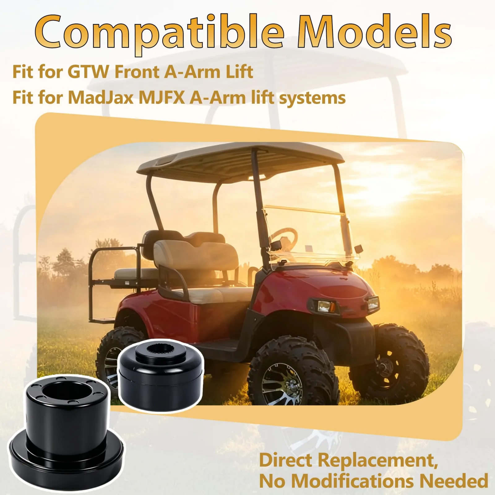 Acyoyava A-Arm Bushing Kit for GTW and Madjax MJFX image 3