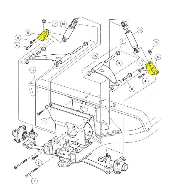 3G Driver-Side Clevis for Club Car Precedent 2004+ image 2