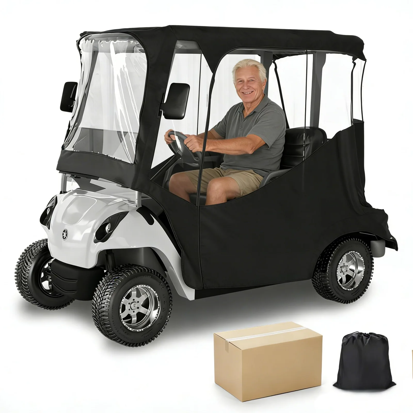 MASHELLY WAE0028 Golf Cart Rain Enclosure