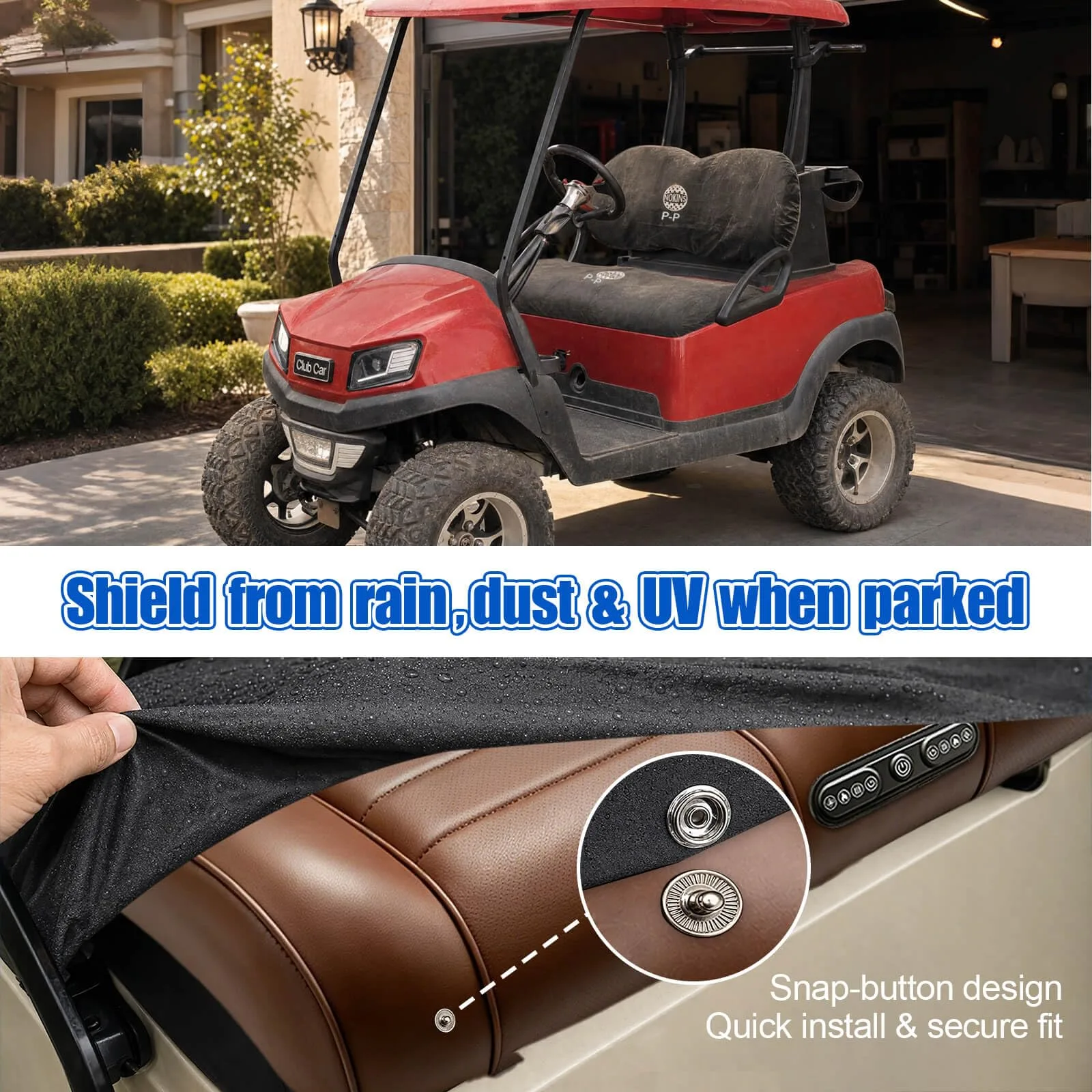 NOKINS THVV Golf Cart Ventilated Vibrating Seat Cushion image 3