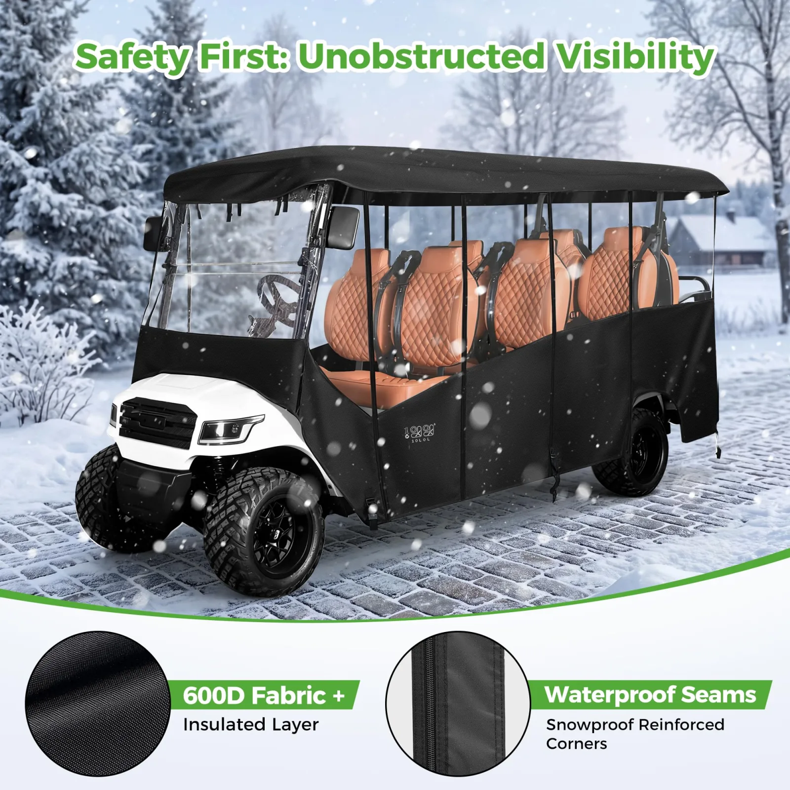 10L0L Enclosure for Club Car Precedent, Tempo & Onward image 4