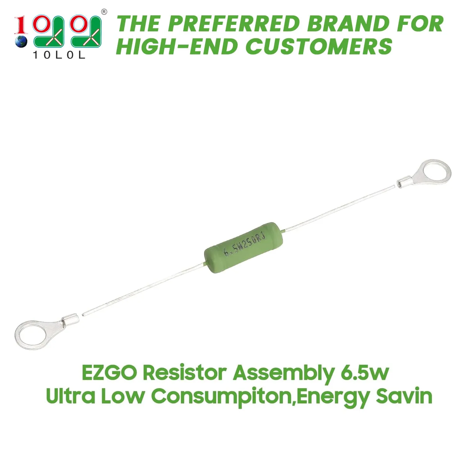 10L0L Solenoid Resistor Assembly for E-Z-GO 21764G1 image 2