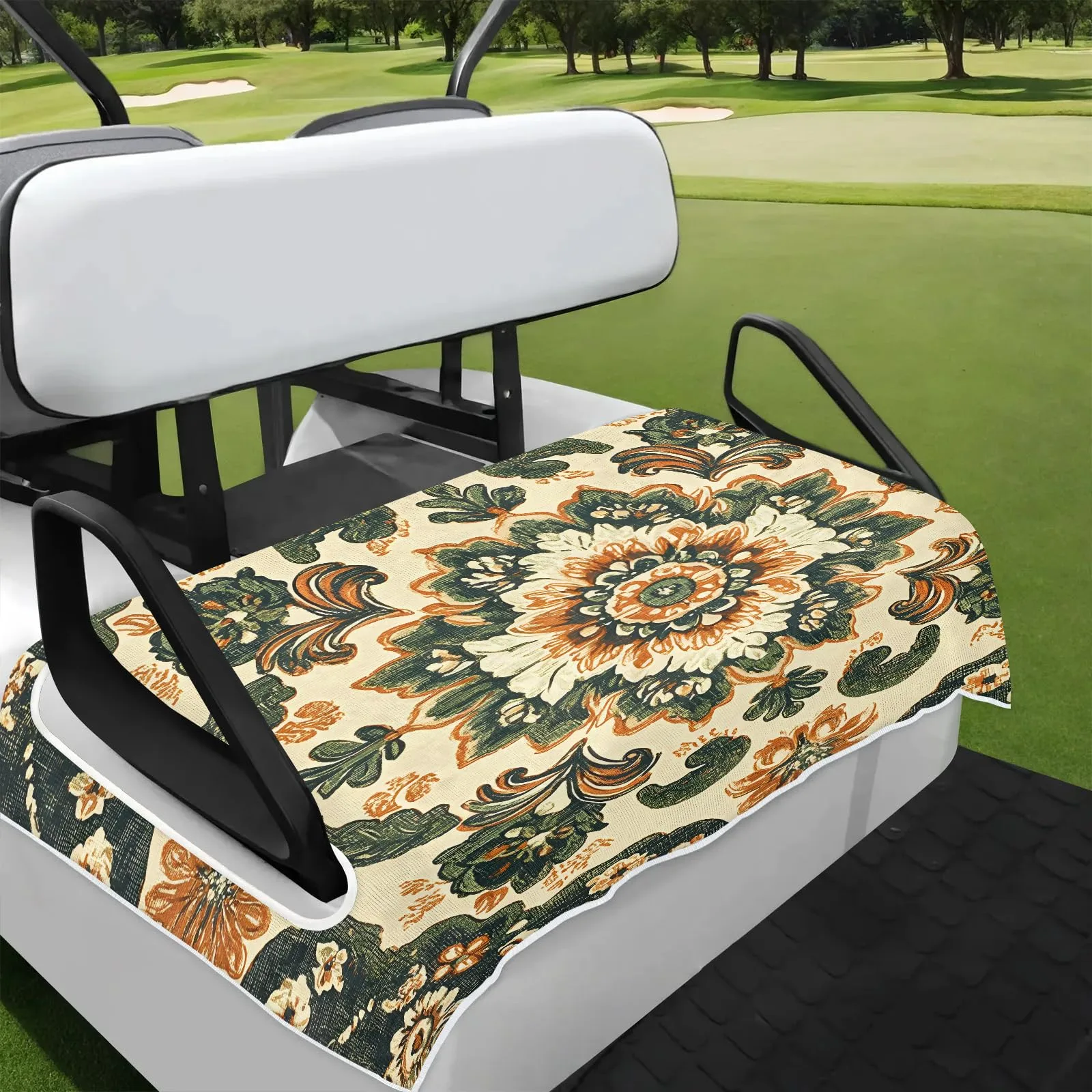 Tiveruda Golf Cart Seat Cover for Double Seats