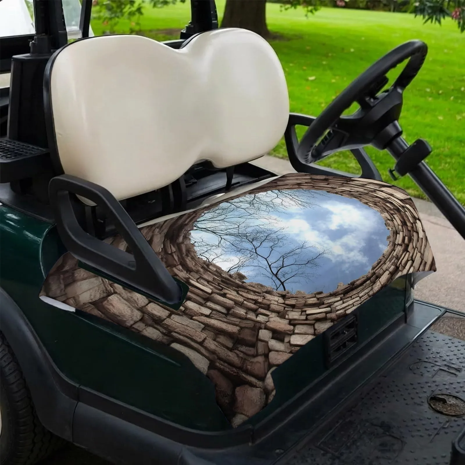 DecorLovee Golf Cart Seat Cover, 51 x 31 Inches image 2