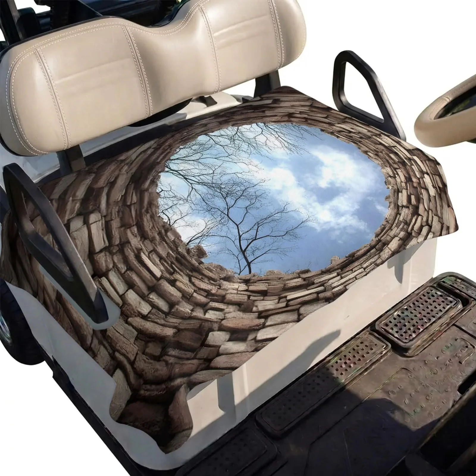 DecorLovee Golf Cart Seat Cover, 51 x 31 Inches