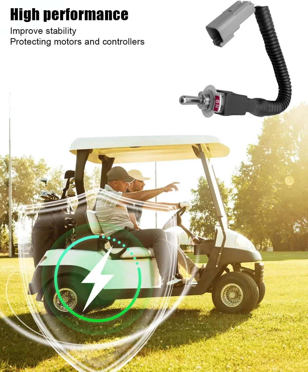 TIKSCIENCE Tow/Run Switch for Club Car DS 48V image 3