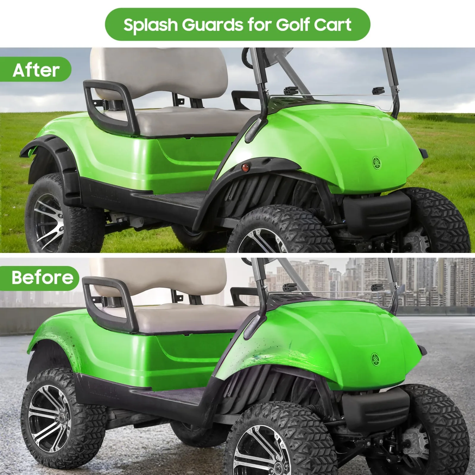 10L0L Fender Flares for Yamaha G29 Drive 2007-2016 image 4