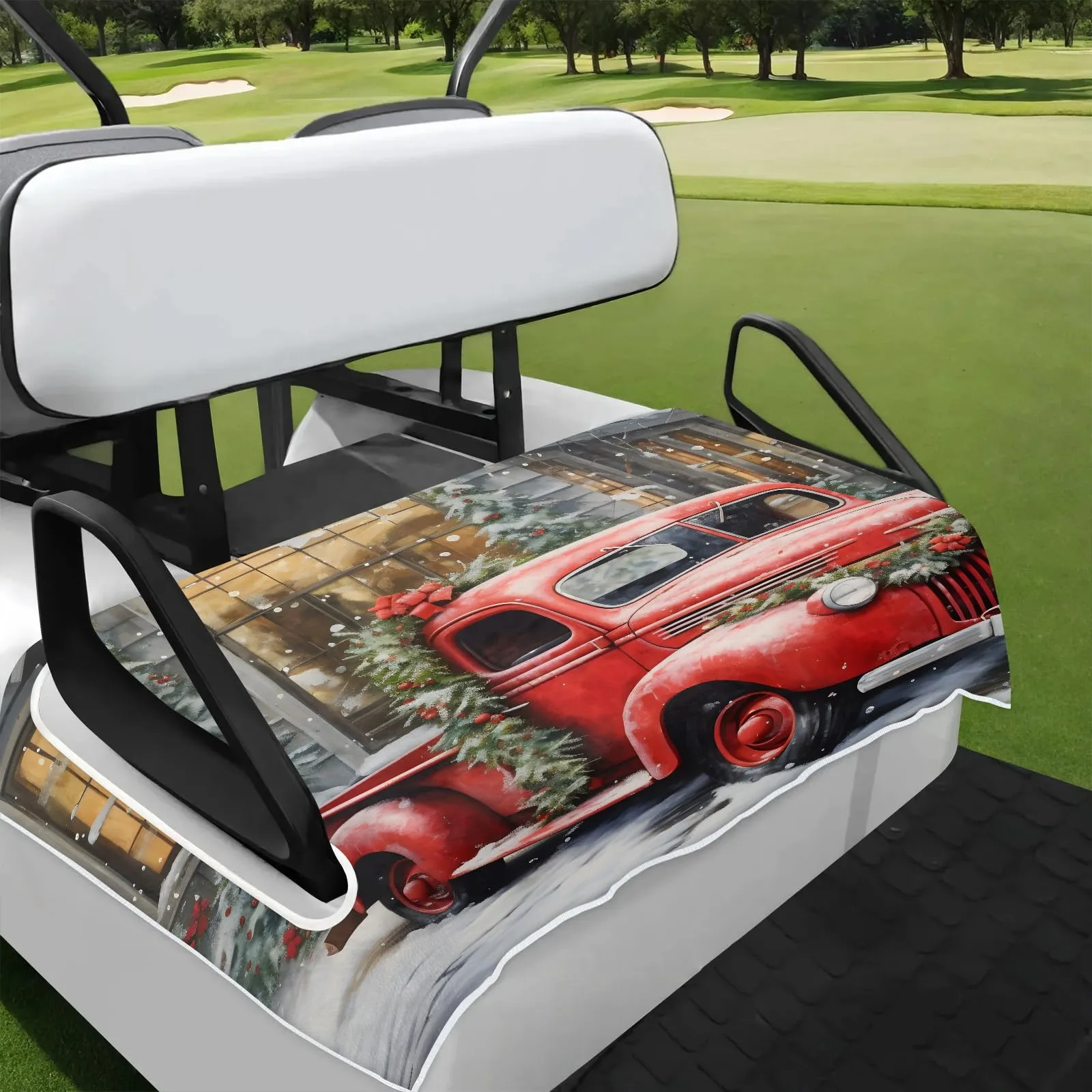 Tiveruda Golf Cart Seat Cover for Double Seats