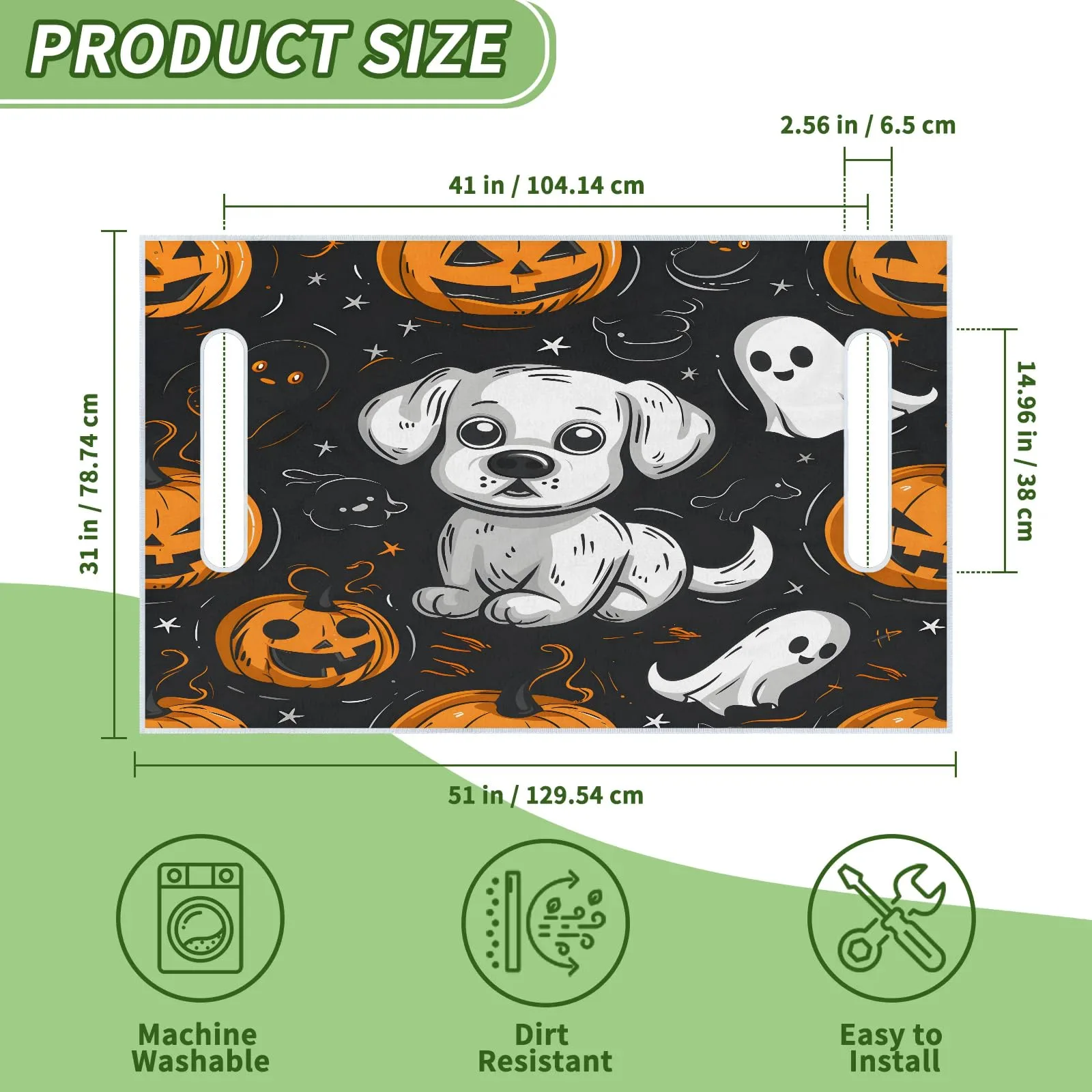 Tiveruda Golf Cart Seat Cover for Double Seats 51 x 31 in image 2