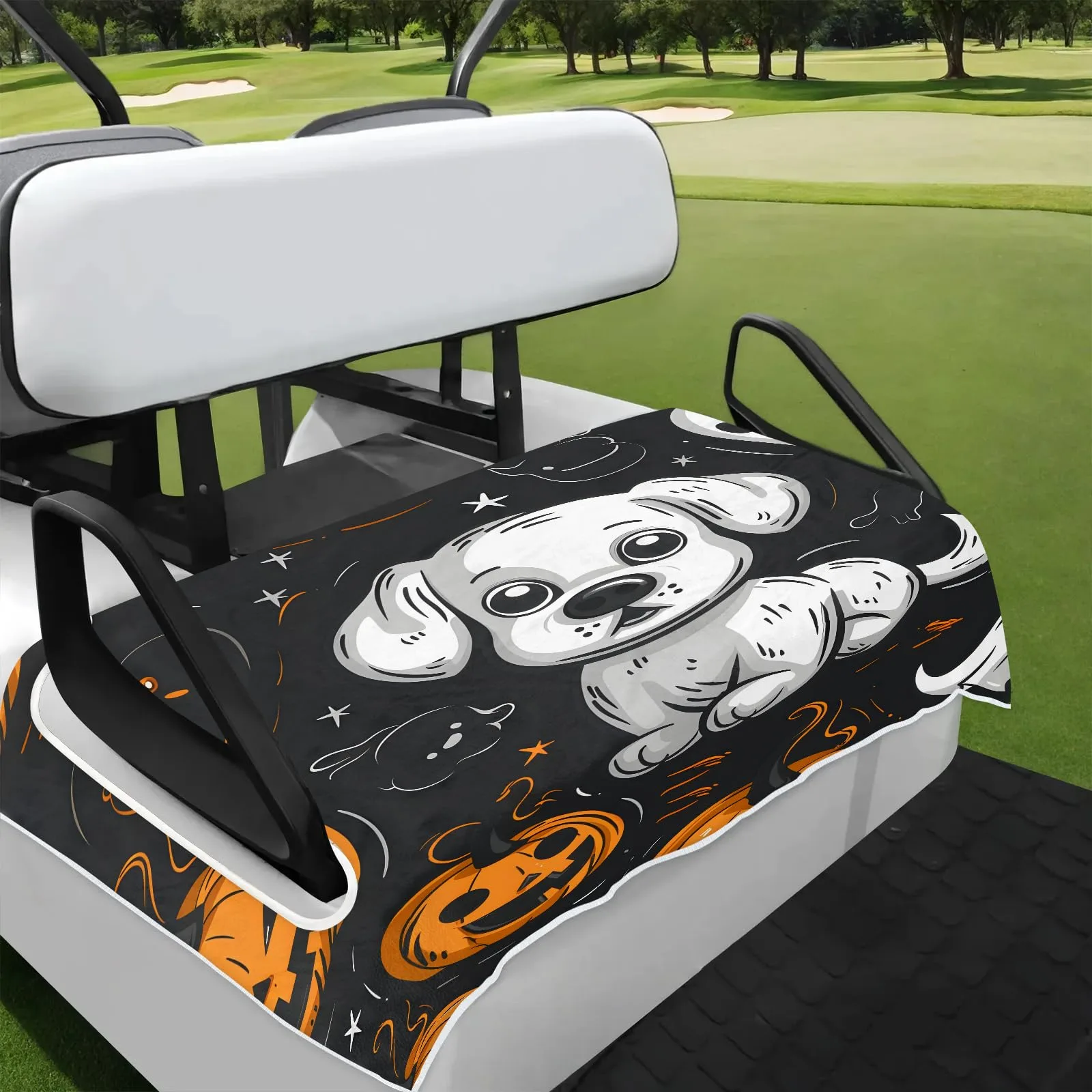 Tiveruda Golf Cart Seat Cover for Double Seats 51 x 31 in