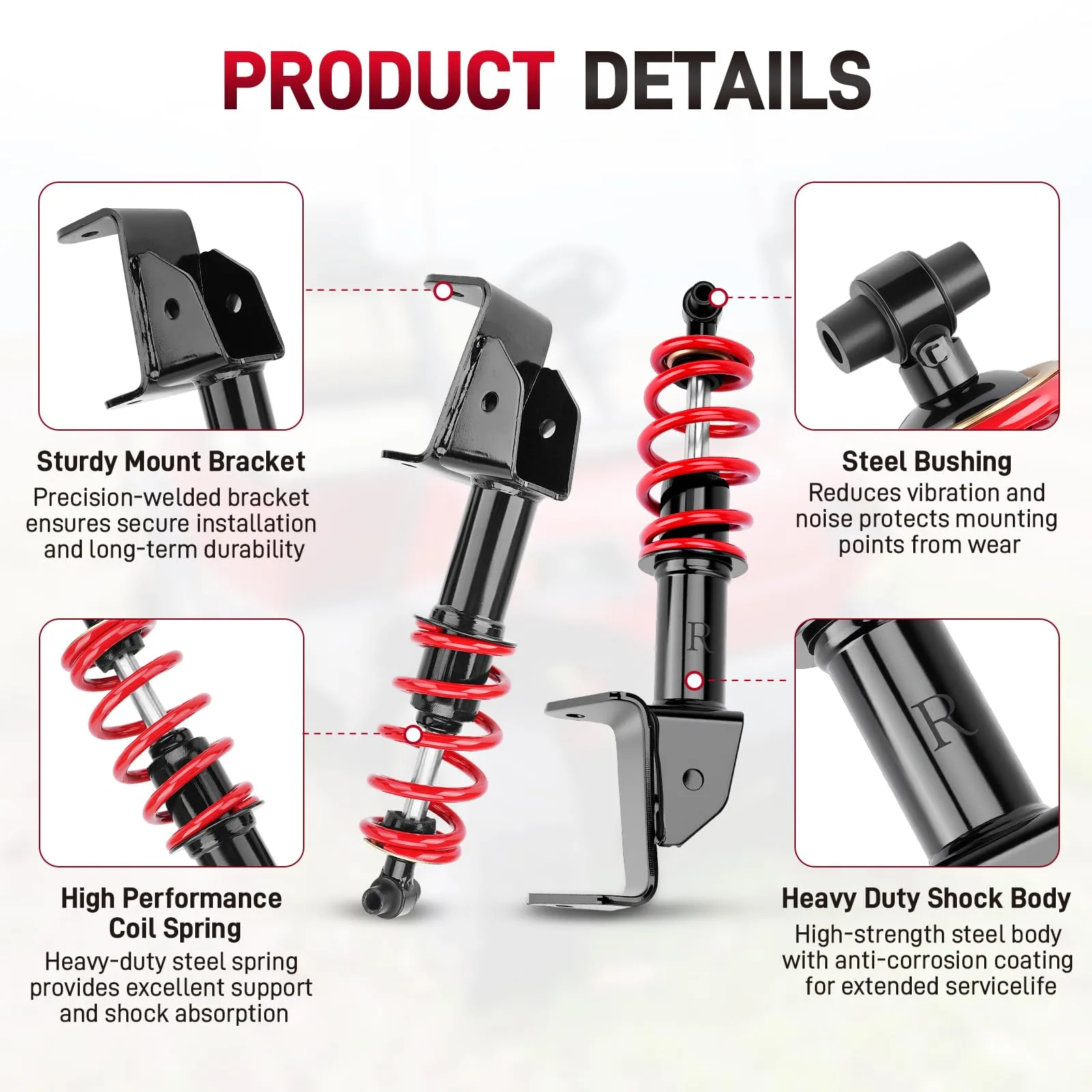 YONDRIX Front Shocks for Yamaha Drive G29 2007-2016 image 3