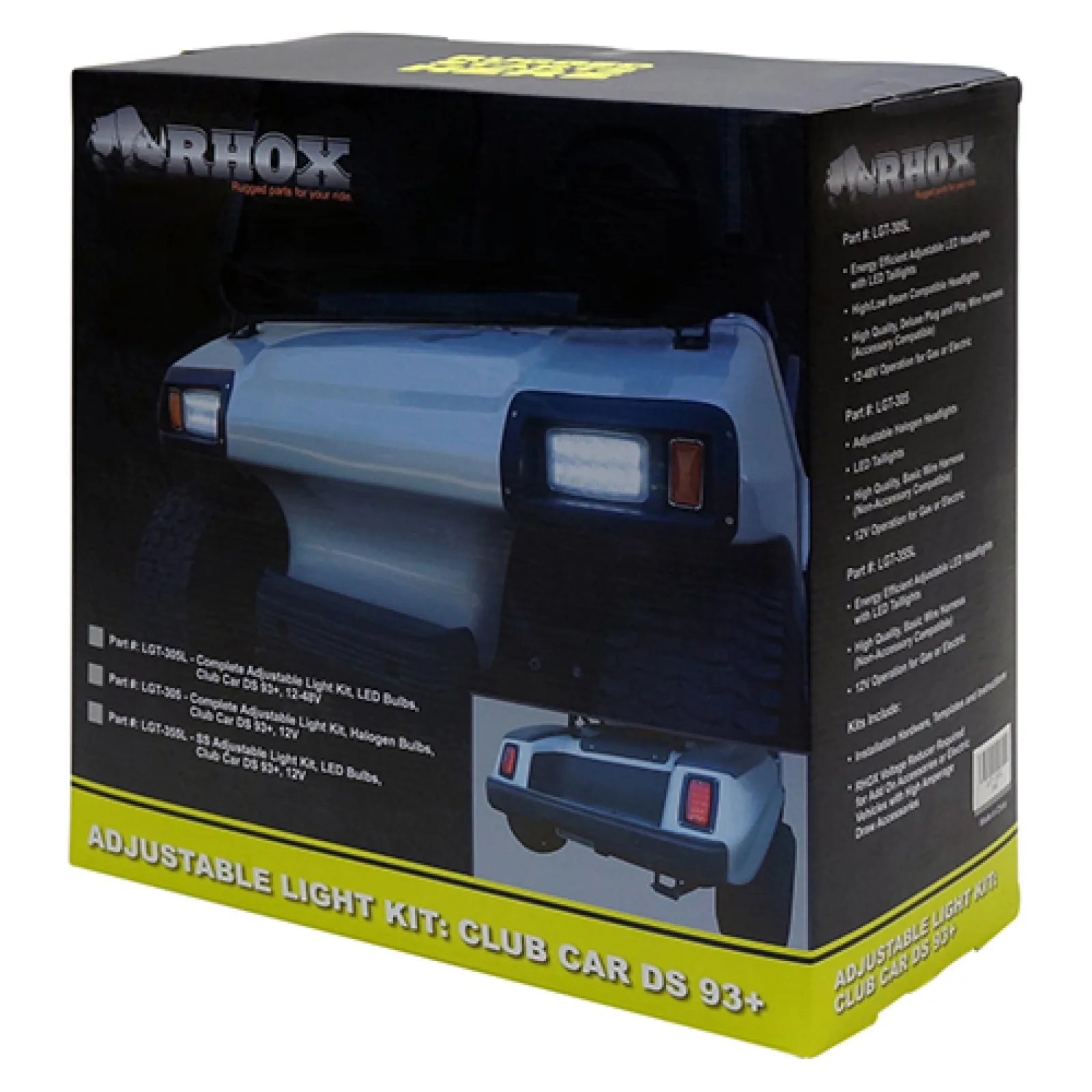 RHOX LGT-355L LED Light Kit for Club Car DS 1993+