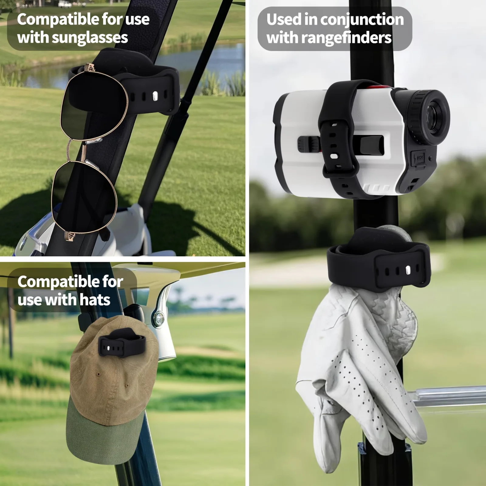 ROWFEN Magnetic Rangefinder Strap – Adjustable Silicone Holder (Fits 6.2–9 in) image 4