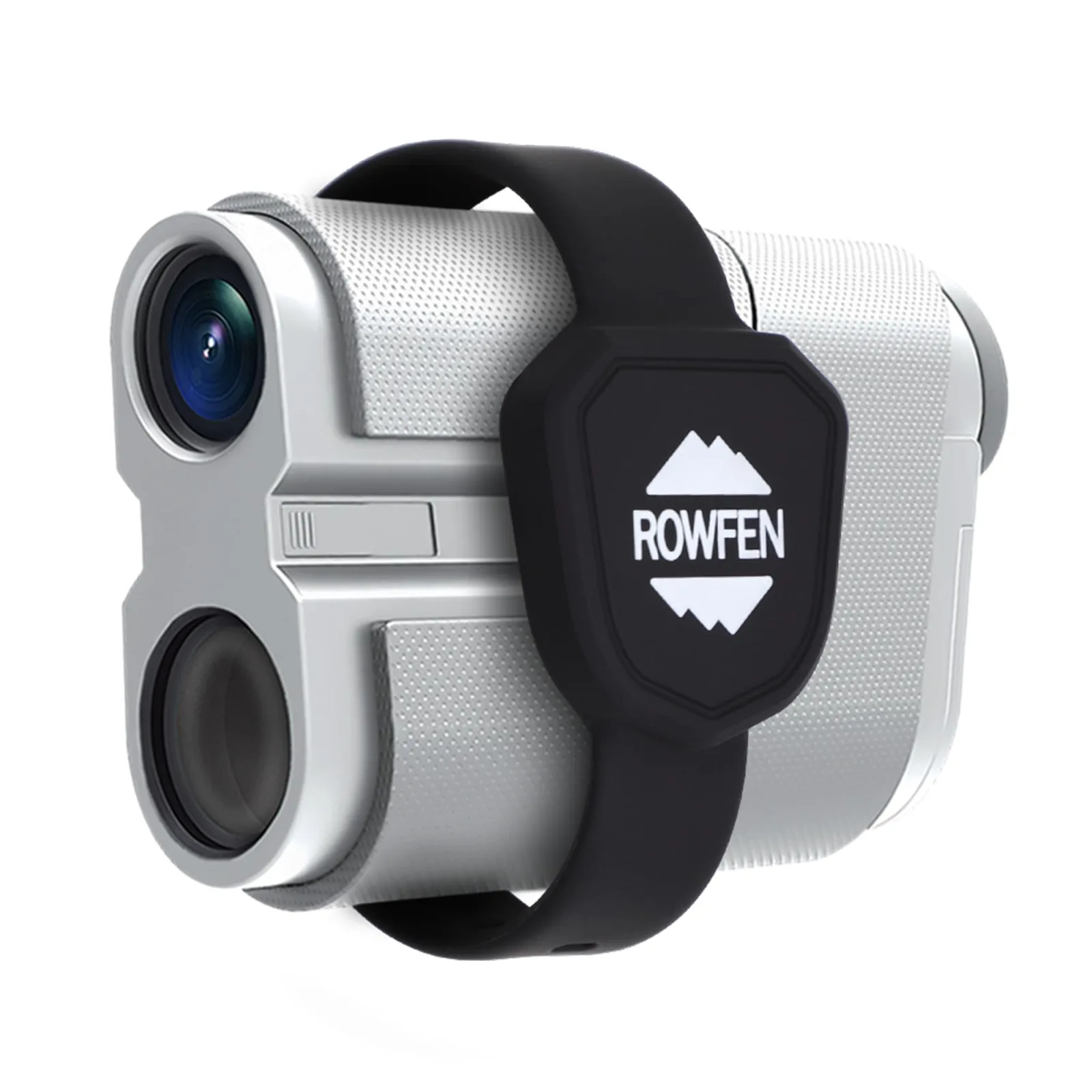 ROWFEN Magnetic Rangefinder Strap – Adjustable Silicone Holder (Fits 6.2–9 in)