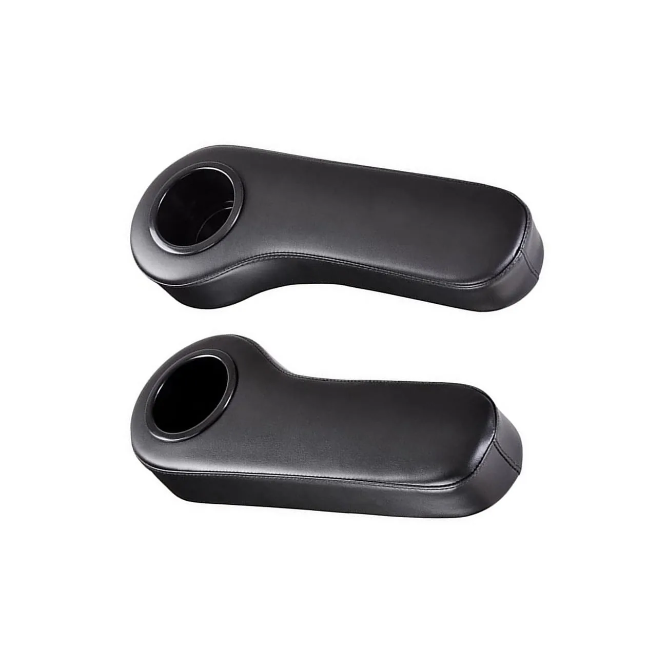 Generic Golf Cart Rear Seat Armrest Set with Cup Holders