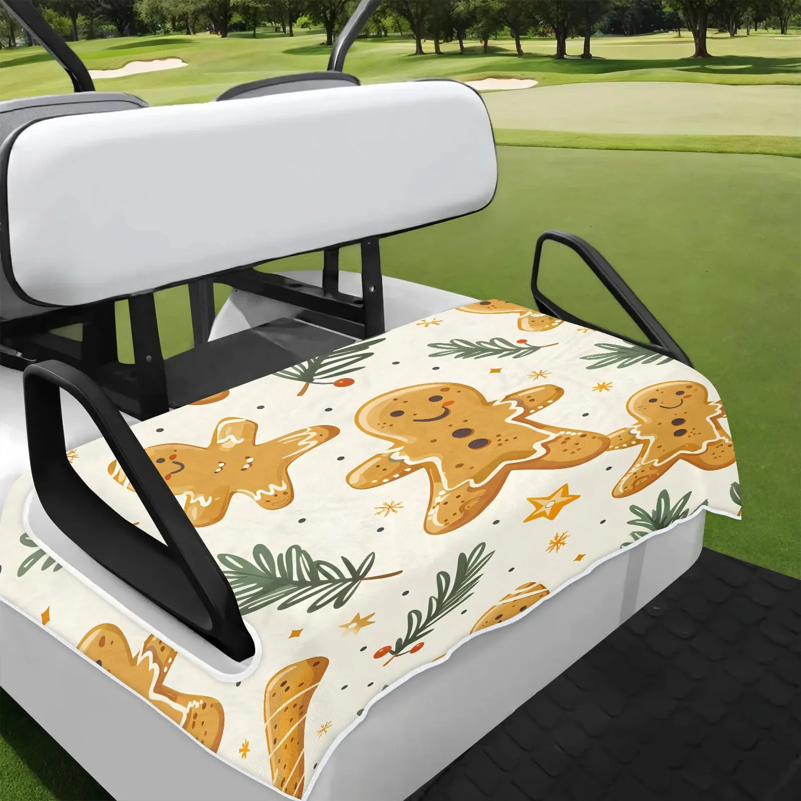 Tiveruda Golf Cart Seat Cover for Double Seats