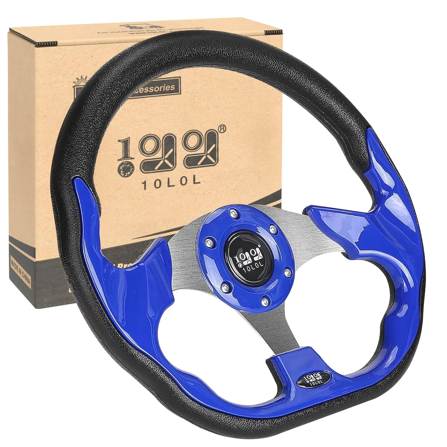 10L0L ACC Aluminum Golf Cart Steering Wheel – 12.5"