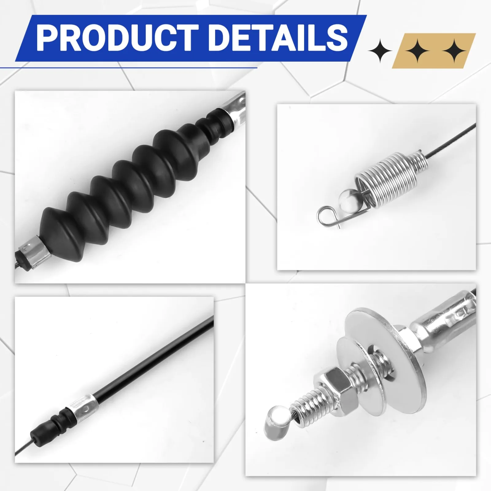 DRIVE UP Club Car DS Governor & Accelerator Cable Kit image 3