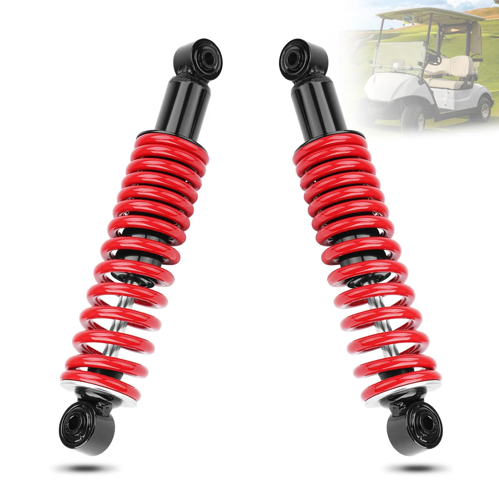 AUTOBABA Rear Shock Absorbers for Yamaha Golf Carts