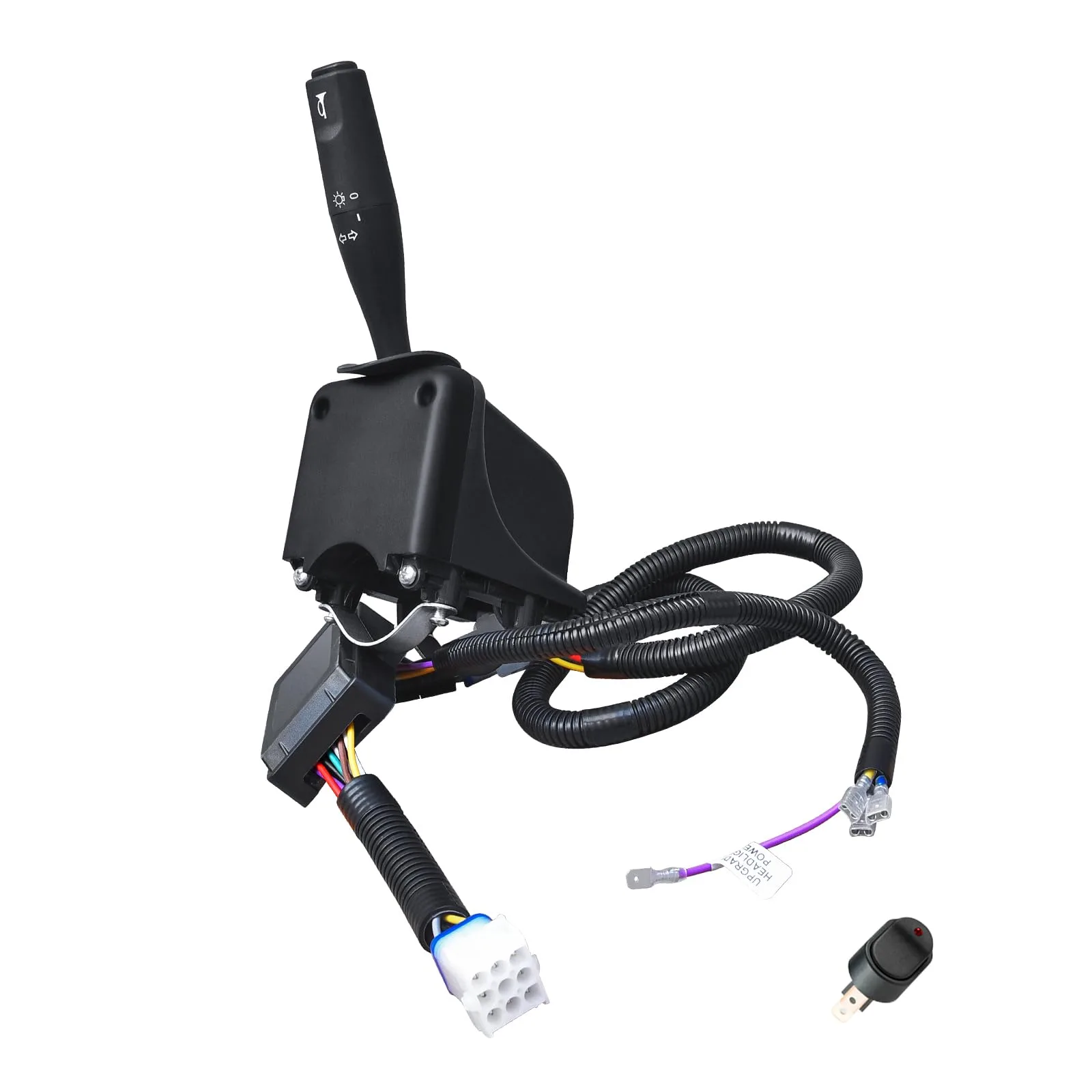 Orle Oko 9-Pin Golf Cart Turn Signal Switch with Horn Button, 12V