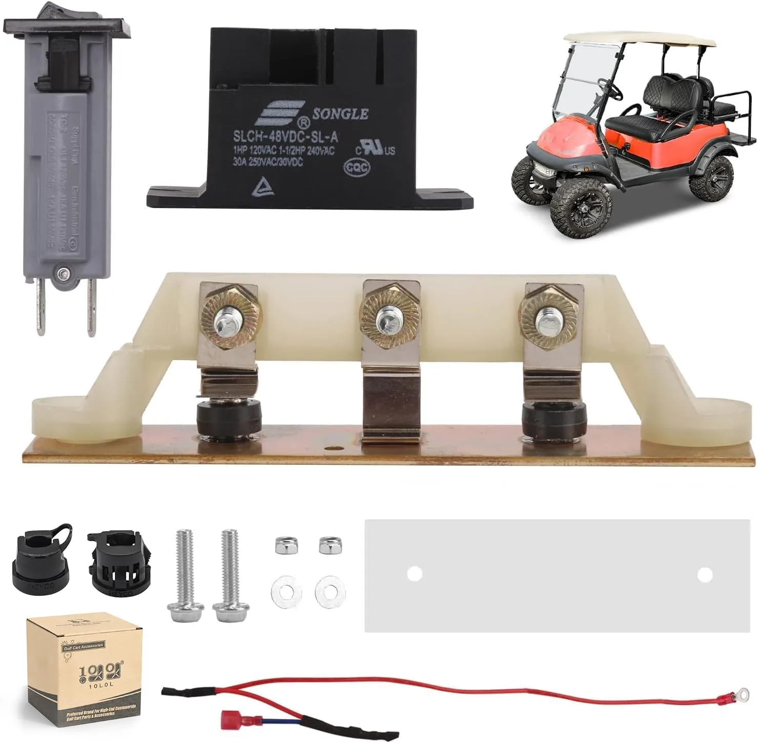 10L0L 48V Club Car PowerDrive Charger Repair Kit 17930