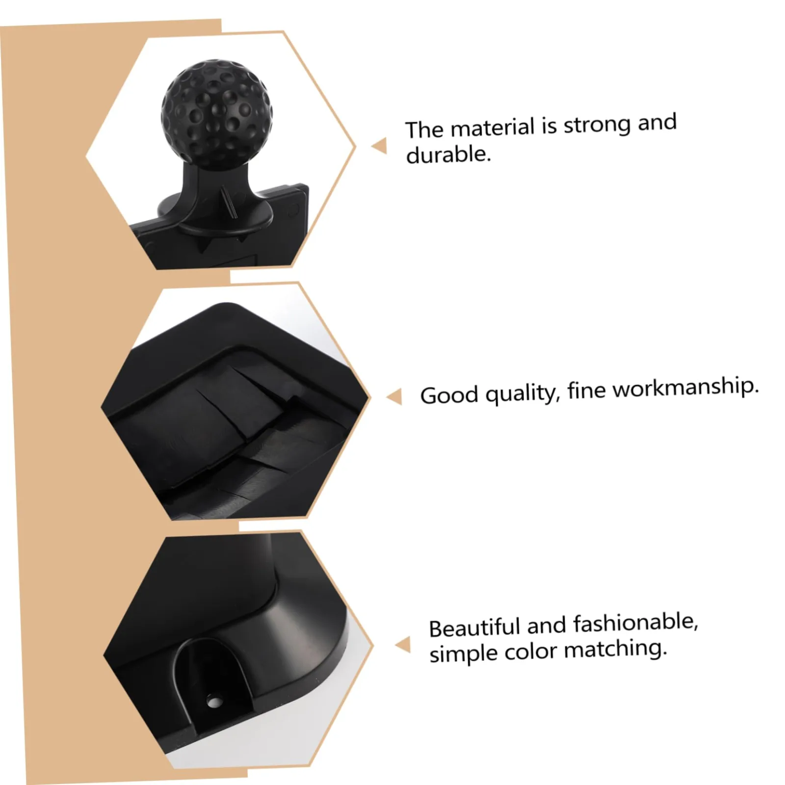 Milisten Golf Ball and Club Washer, Black image 3