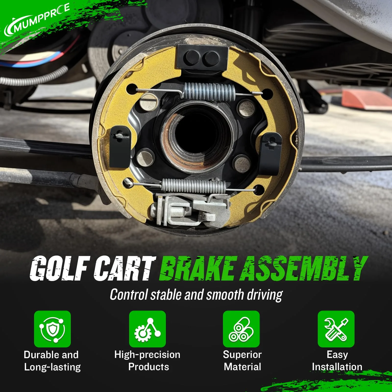 MUMPPRCE Rear Brake Assembly for Club Car DS and Tempo image 2
