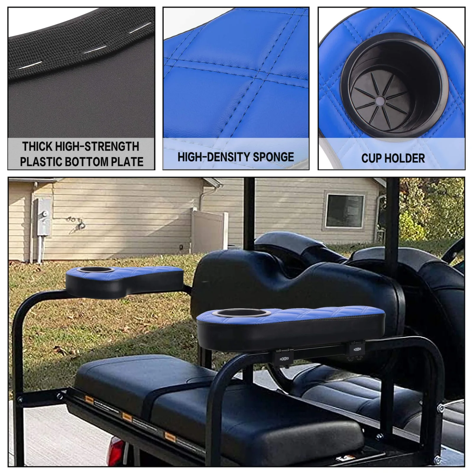 NOKINS NKSARM004 Diamond Folding Golf Cart Armrest image 3