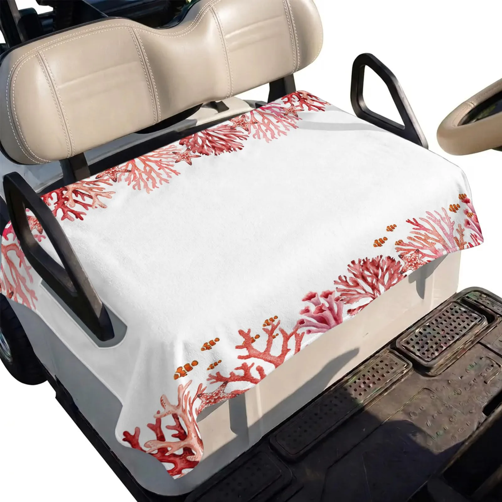 DecorLovee Golf Cart Seat Cover for 2-Seater Carts