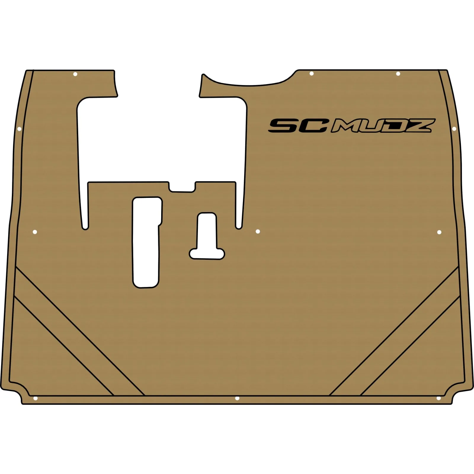 SC Mudz SeaDek Floor Mat for Yamaha G22, 5mm