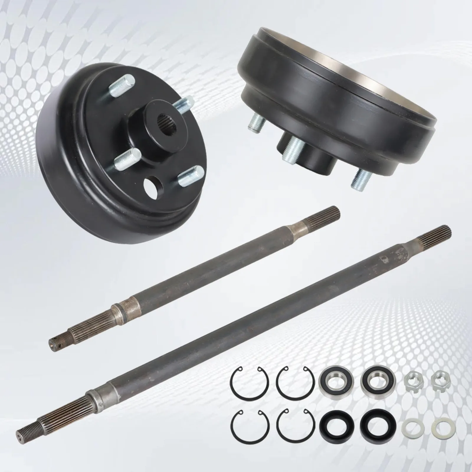 GXYWADY Rear Axles & Brake Hub Drum Kit DY-9573095-214550-GX image 2