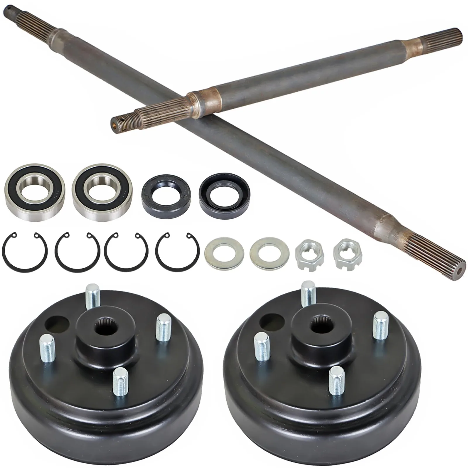 GXYWADY Rear Axles & Brake Hub Drum Kit DY-9573095-214550-GX