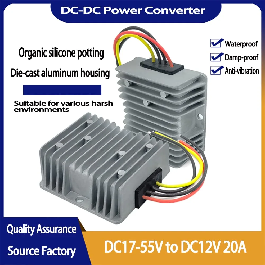 QL-LINRUN 36V/48V to 12V 20A Golf Cart Converter image 2