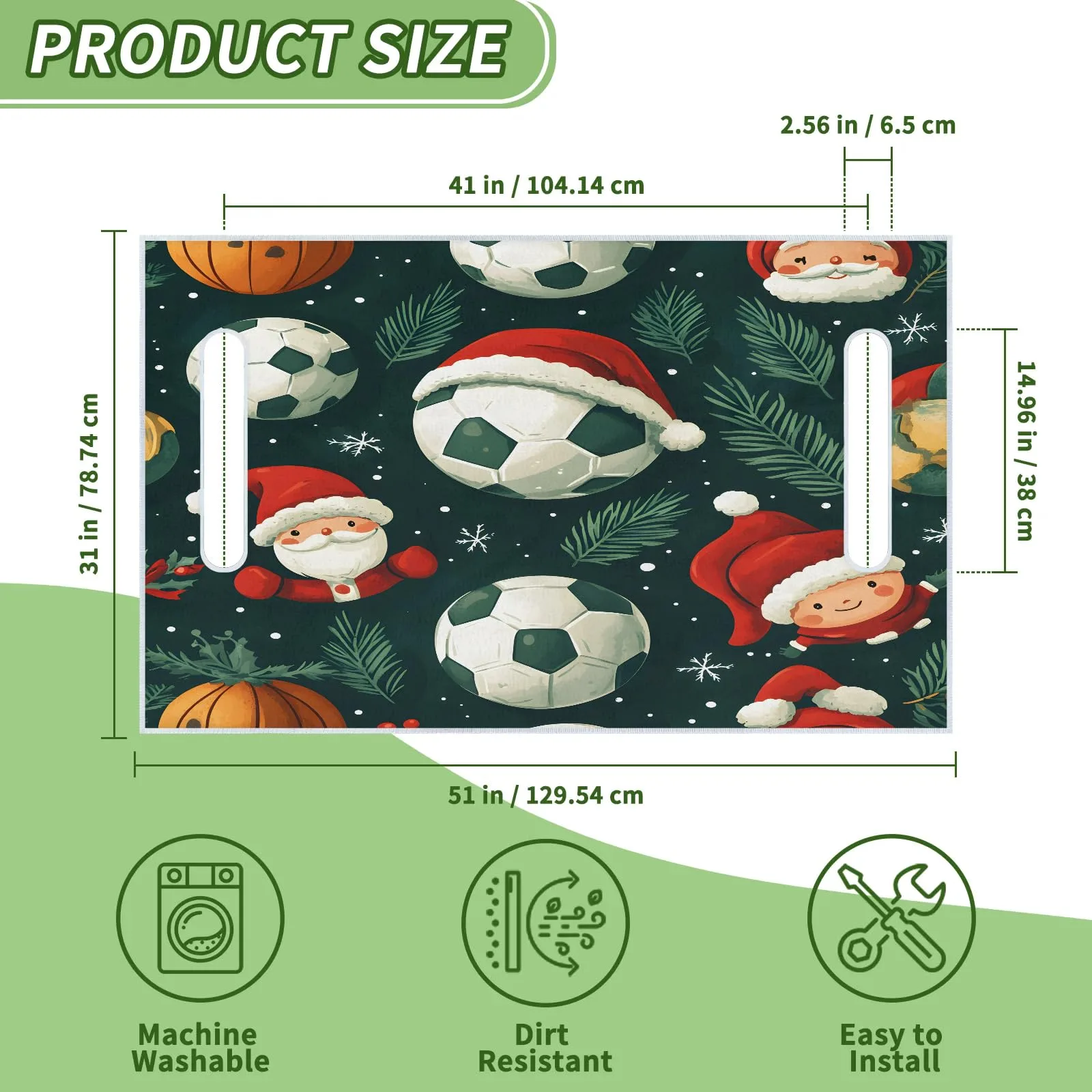 Tiveruda Golf Cart Seat Cover Blanket for Double Seats image 2