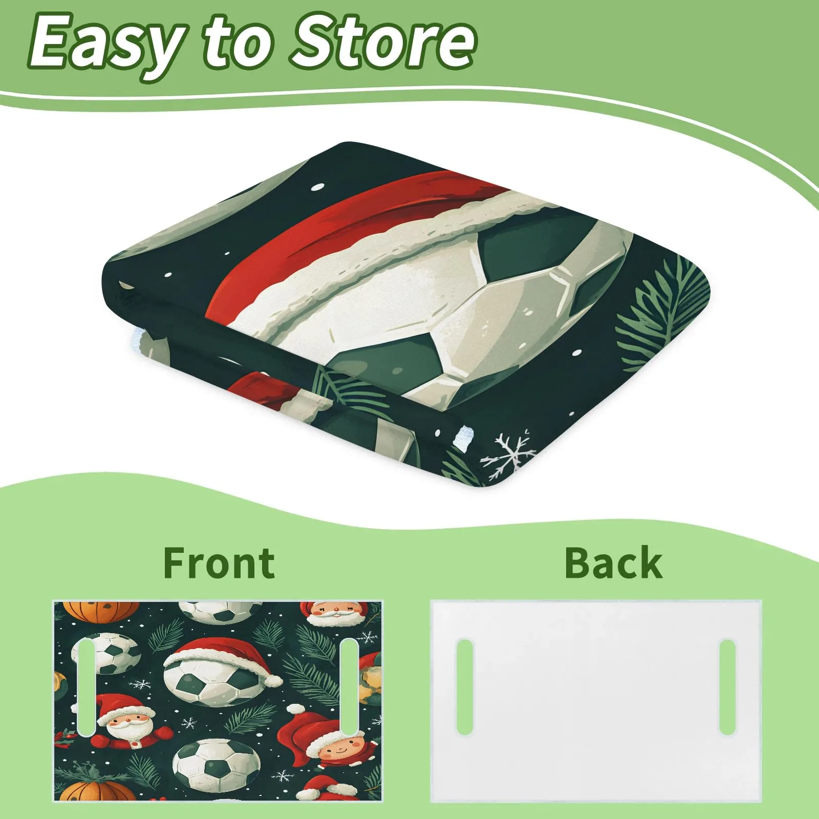 Tiveruda Golf Cart Seat Cover Blanket for Double Seats image 4