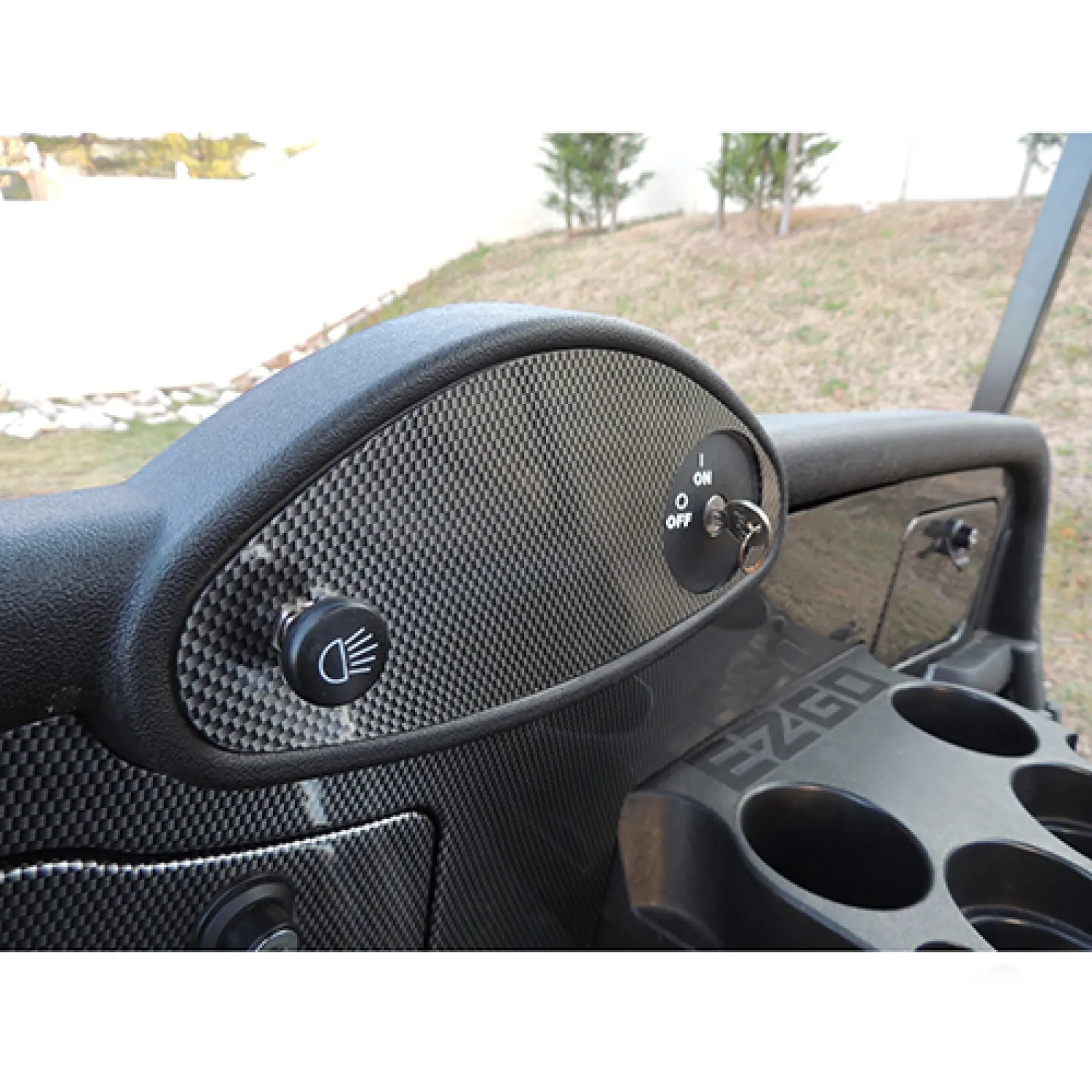 RHOX DASH-0084 Dash Cover Plate for E-Z-GO RXV Fleet