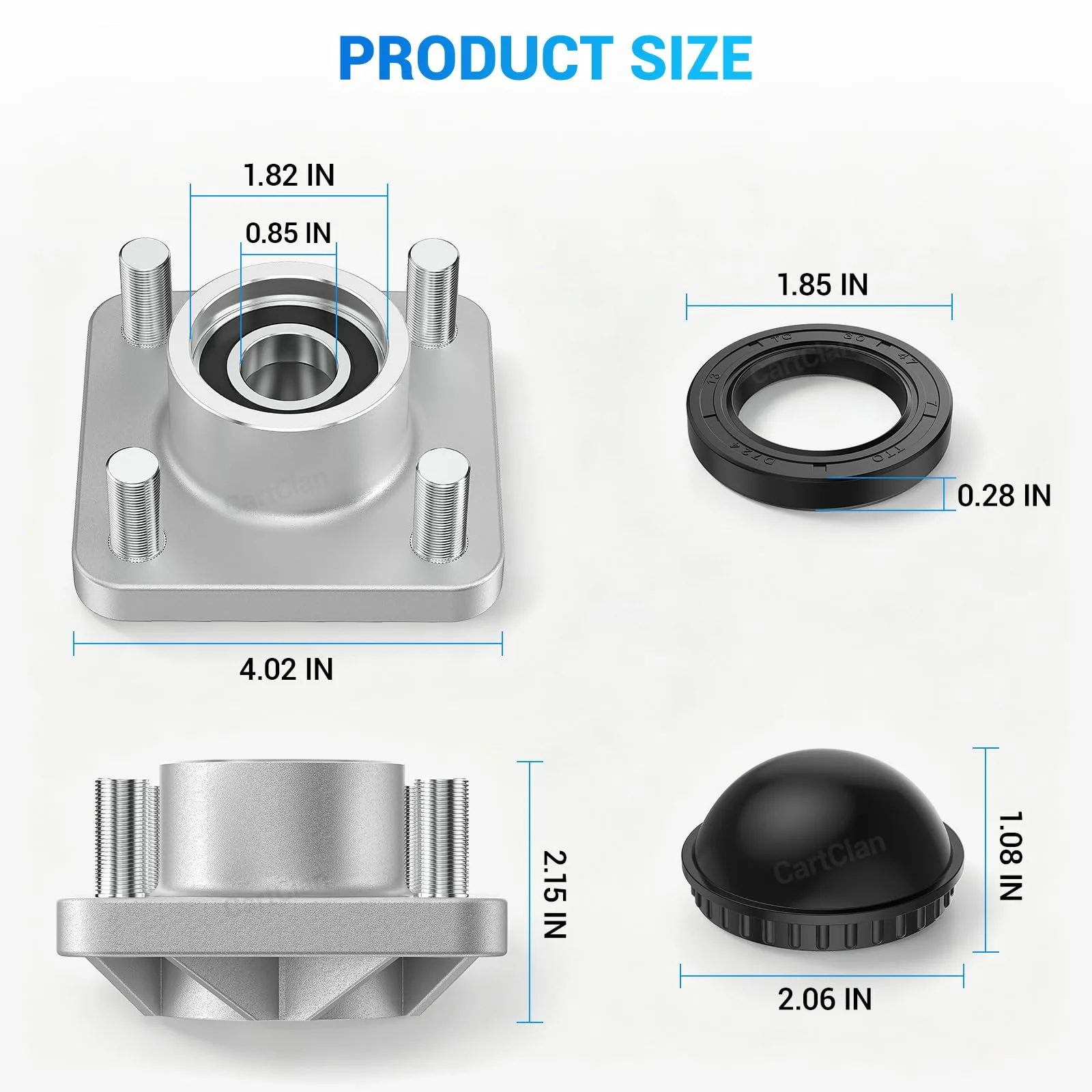 CartClan Front Wheel Hub Assembly for Yamaha Golf Carts image 4