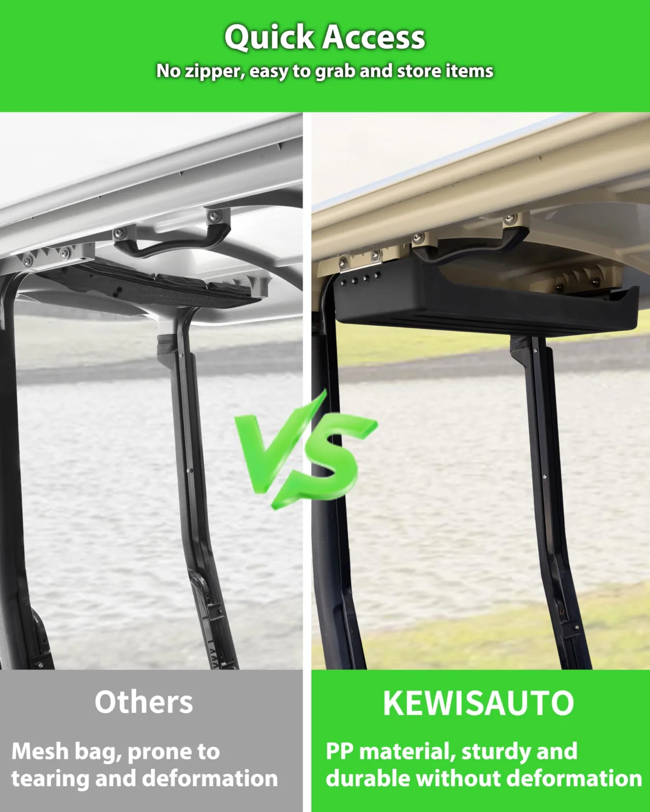 KEWISAUTO Overhead Storage Tray for Yamaha Drive2 G29 image 3